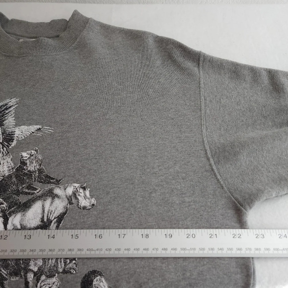 Kenzo Gray Animal Pyramid Graphic Sweatshirt - Picture 8 of 10
